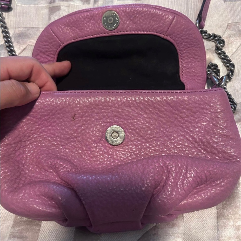 Marc Jacobs Purple Crossbody Bag with Chain Strap - Picture 4 of 6